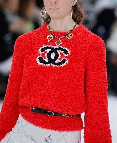 oversized Chanel sweater